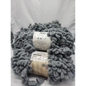 Bernat Alize Blanket EZ Dark Gray Variegated Yarn